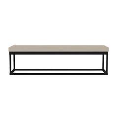 Bazil Faux Leather Dining Bench Singapore