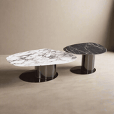 Camilla Cultured Marble Nesting Coffee Table - Maxi Home Furnishing