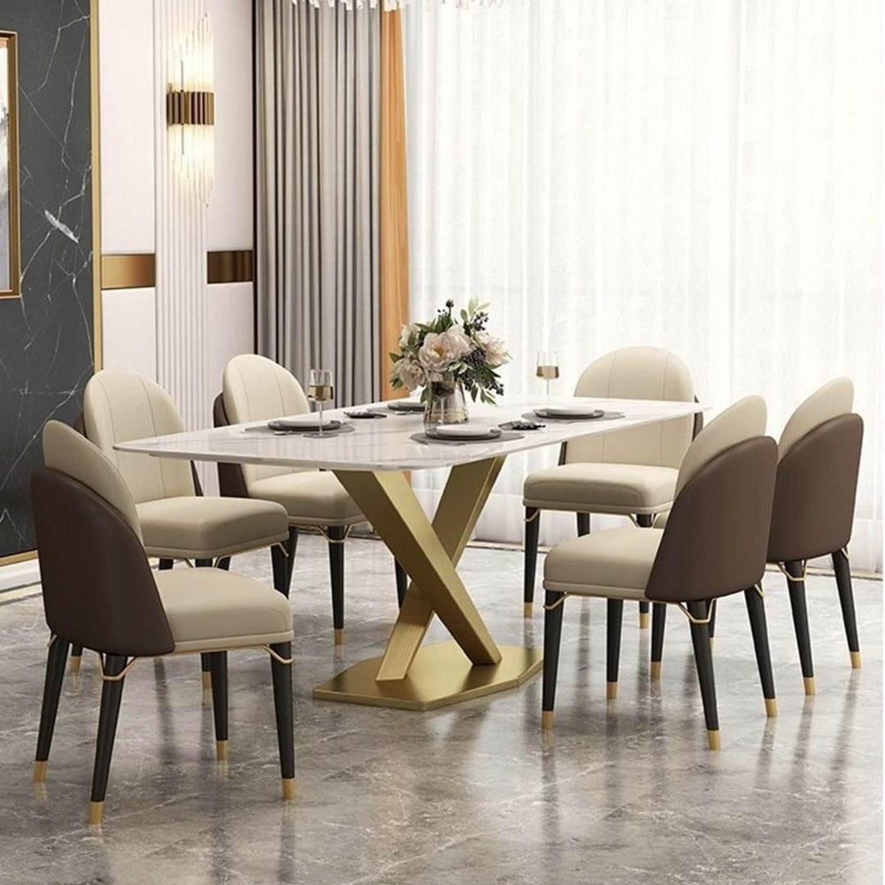 Accardi III Sintered Stone Dining Table - Maxi Home Furnishing