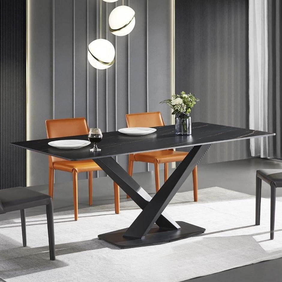 Accardi Sintered Stone Dining Table - Maxi Home Furnishing
