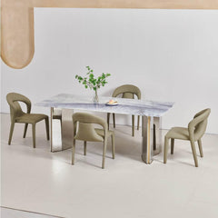 Olivia Sintered Stone Dining Table - Maxi Home Furnishing