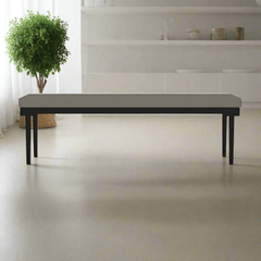 Dashielle Faux Leather Dining Bench