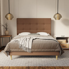 Theron Fabric Bed Frame (Water Repellent & Pet friendly) By Somnuz