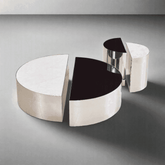 Vesta Cultured Marble Nesting Coffee Table - Maxi Home Furnishing