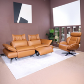 Gomoli Genuine Leather Recliner Sofa