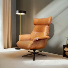 Histia Genuine Leather Armchair