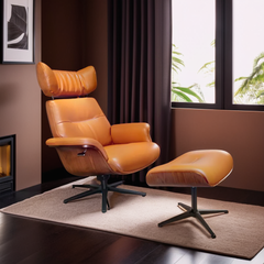 Histia Genuine Leather Armchair