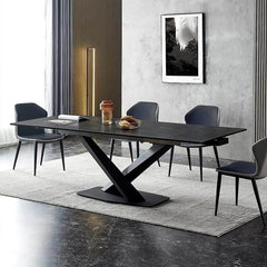 Giuliano Sintered Stone Extendable Dining Table - Maxi Home Furnishing