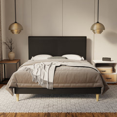 Kira Genuine Leather Bed Frame By Esteller