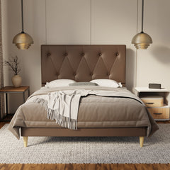 Valen Genuine Leather Bed Frame By Esteller