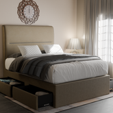 Jenner Fabric Drawer Bed Frame