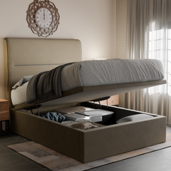 Jenner Fabric Storage Bed Frame