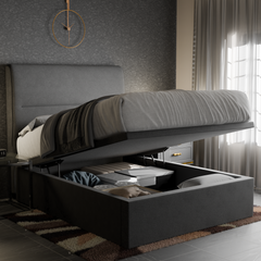Jenner Fabric Storage Bed Frame
