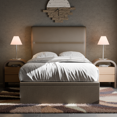 Jenner Faux Leather Storage Bed Frame