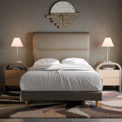 Jenner Faux Leather Bed Frame