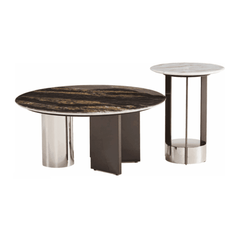 Thiago Cultured Marble Nesting Coffee Table - Maxi Home Furnishing