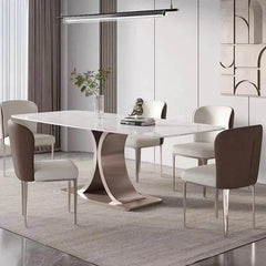 Damone Sintered Stone Dining Table - Maxi Home Furnishing