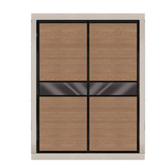 6ftx8ft Designer Wardrobe D7(AC-Q4) - Maxi Home Furnishing