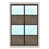5ftx8ft Designer Wardrobe D4(NC-S2) - Maxi Home Furnishing