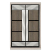 5ftx8ft Designer Wardrobe D5(NC-Q2) - Maxi Home Furnishing