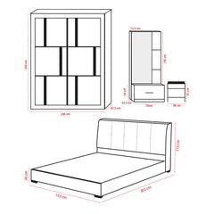 Mary Bedroom Set - Maxi Home Furnishing