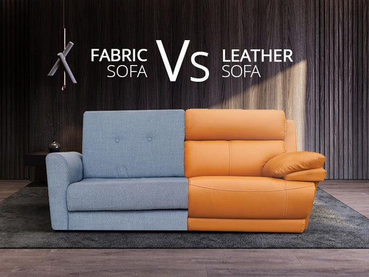 Leather Sofa VS Fabric Sofa - Maxi Home Furnishing