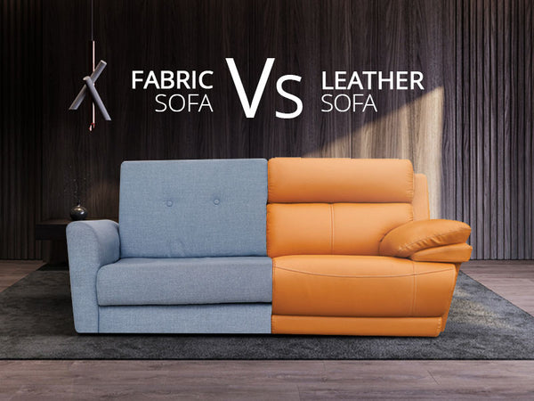 Leather Sofa VS Fabric Sofa