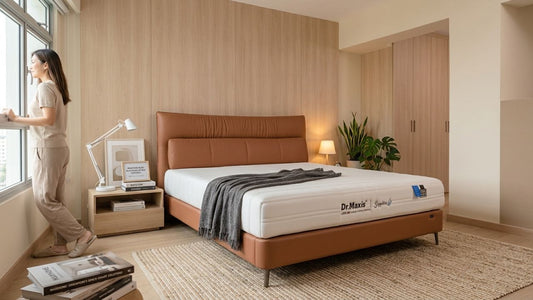Modern bunk bed and loft bed collection in a contemporary Singapore bedroom with warm wood accents and minimalist interior styling