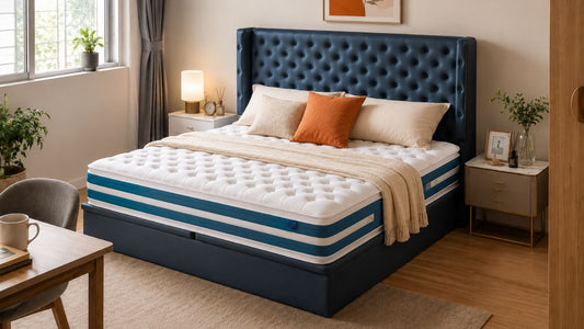 firm mattress for stomach sleepers in a modern singapore bedroom