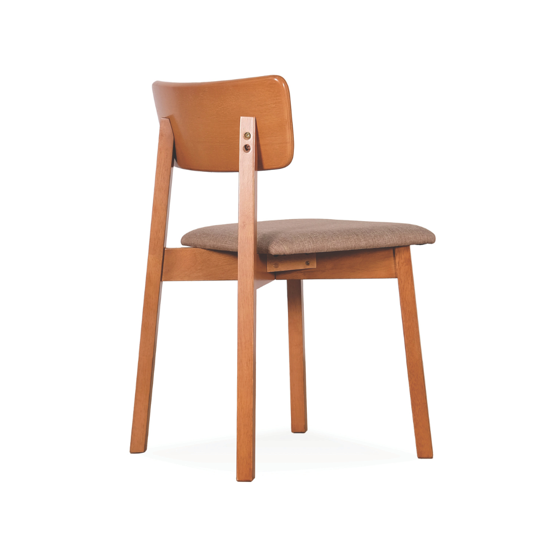 Lily Rattan Wooden Dining Chair