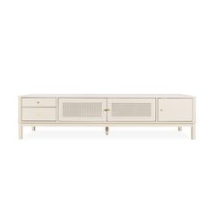 Ivory Wooden TV Console