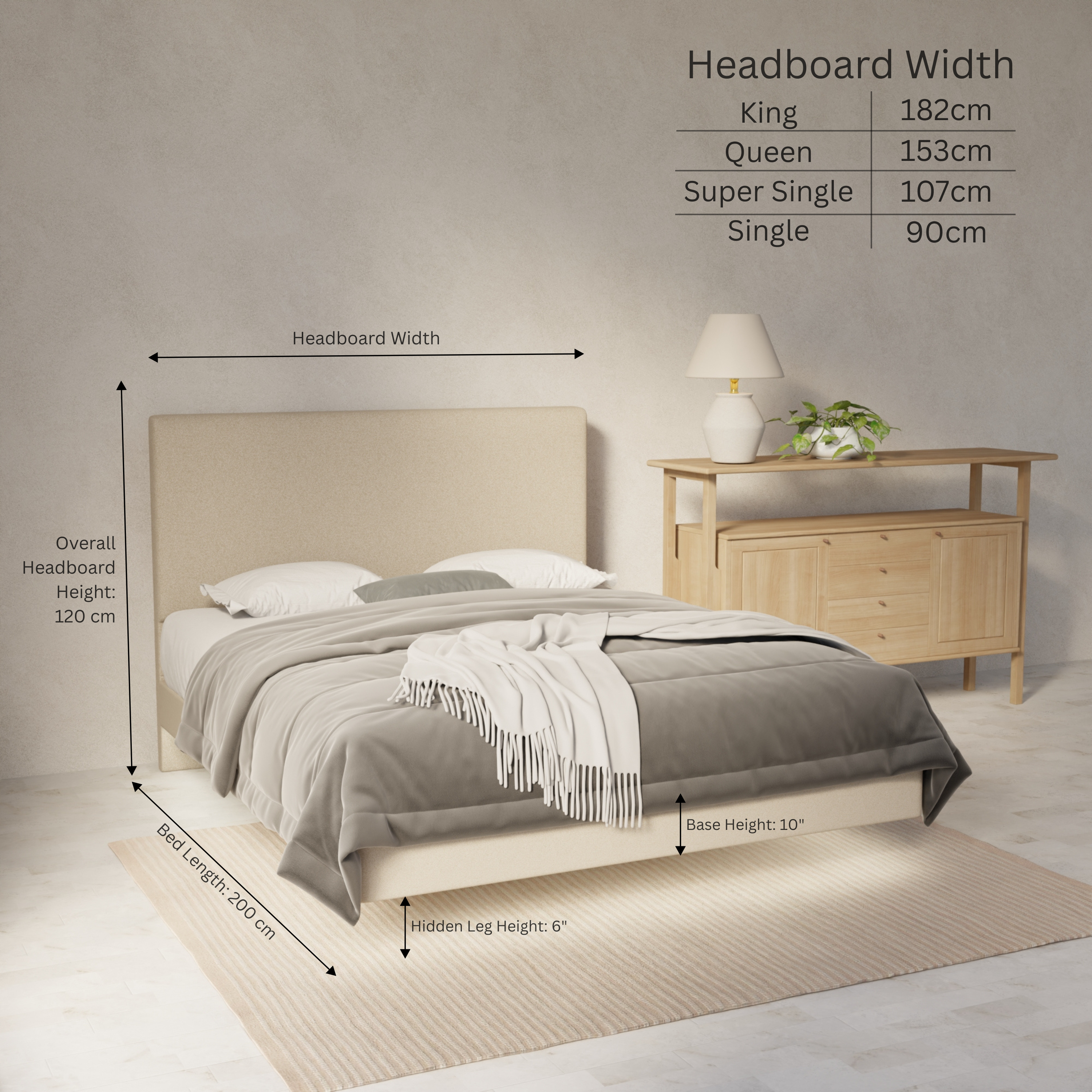 Kira Genuine Leather Floating Bed Frame (With LED) By Esteller