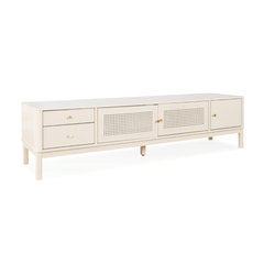 Ivory Wooden TV Console