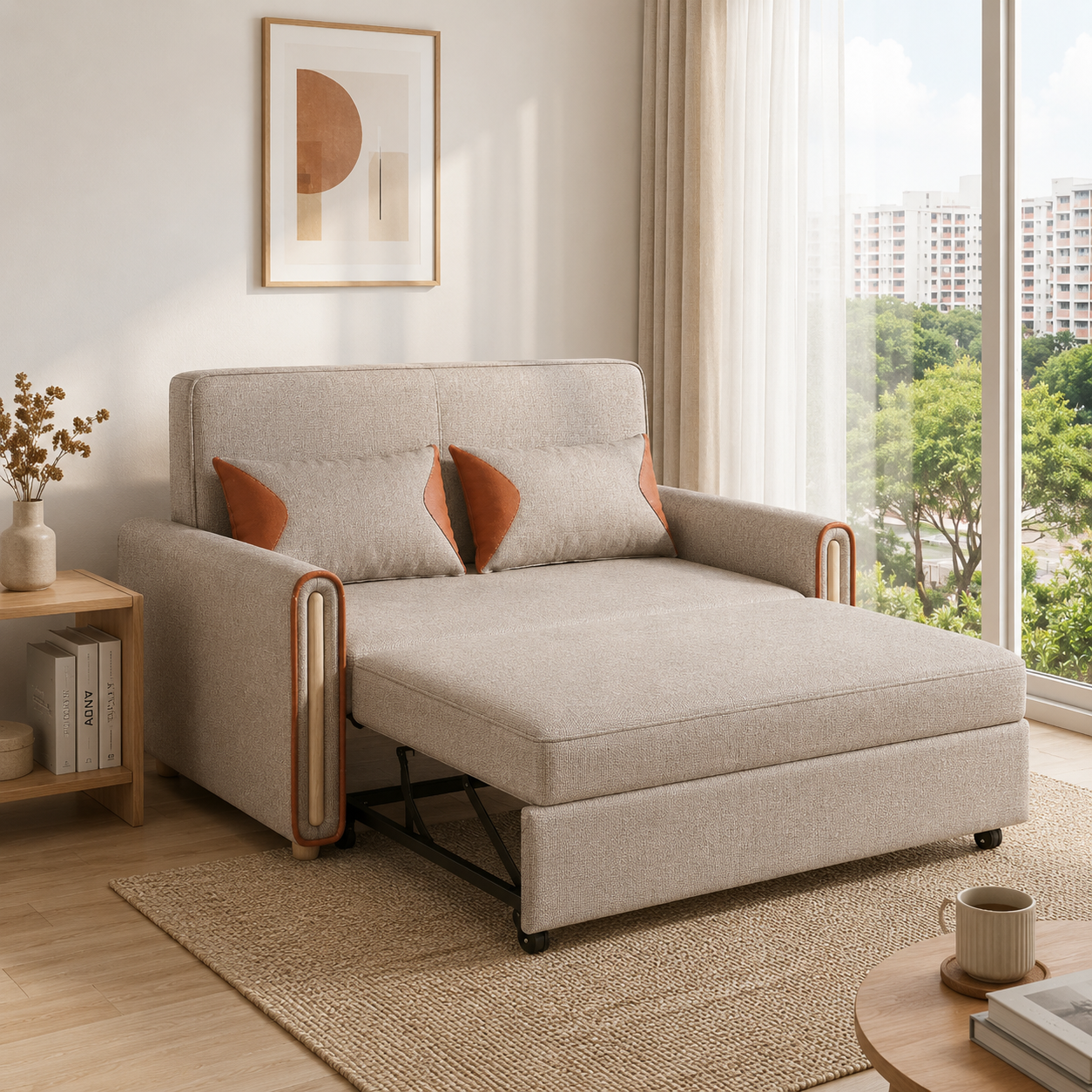 Norvessa Fabric Sofa Bed