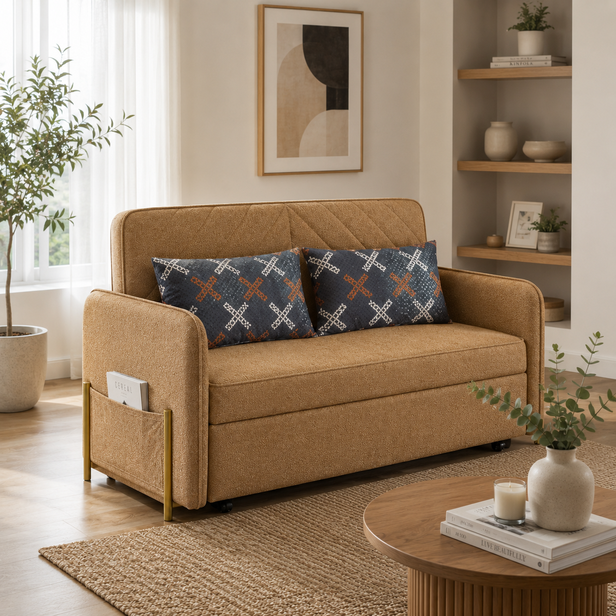Calsera Fabric Sofa Bed