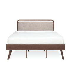 Divani Walnut Wooden Bed