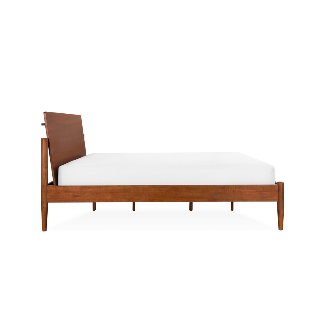 Genesis Fabric Wooden Bed
