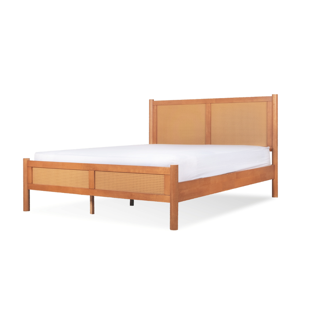 Megan Wooden Bed