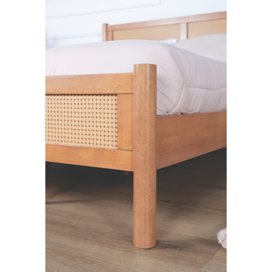 Megan Wooden Bed