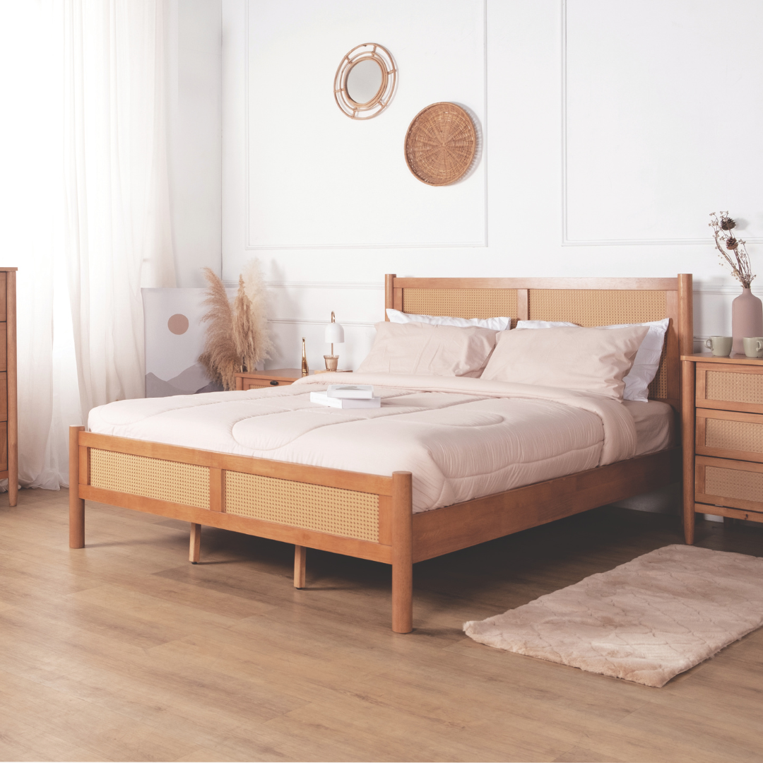 Megan Wooden Bed