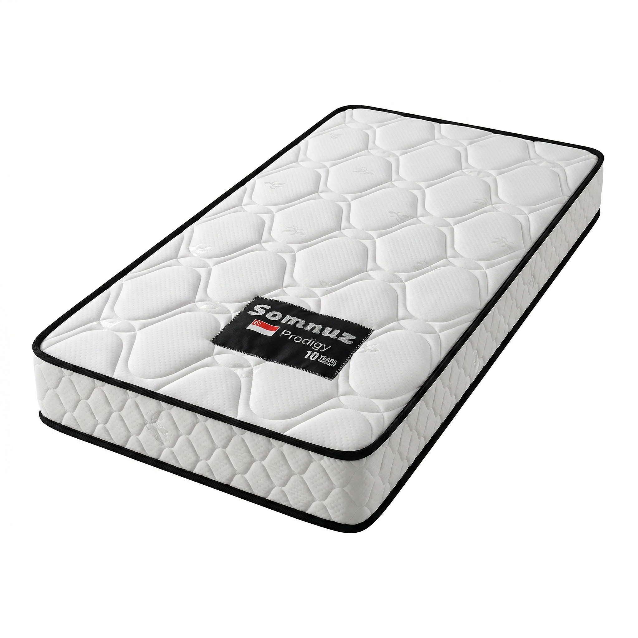 Snova Faux Leather Divan + Somnuz® Prodigy Spring Mattress (Single & Super Single only)
