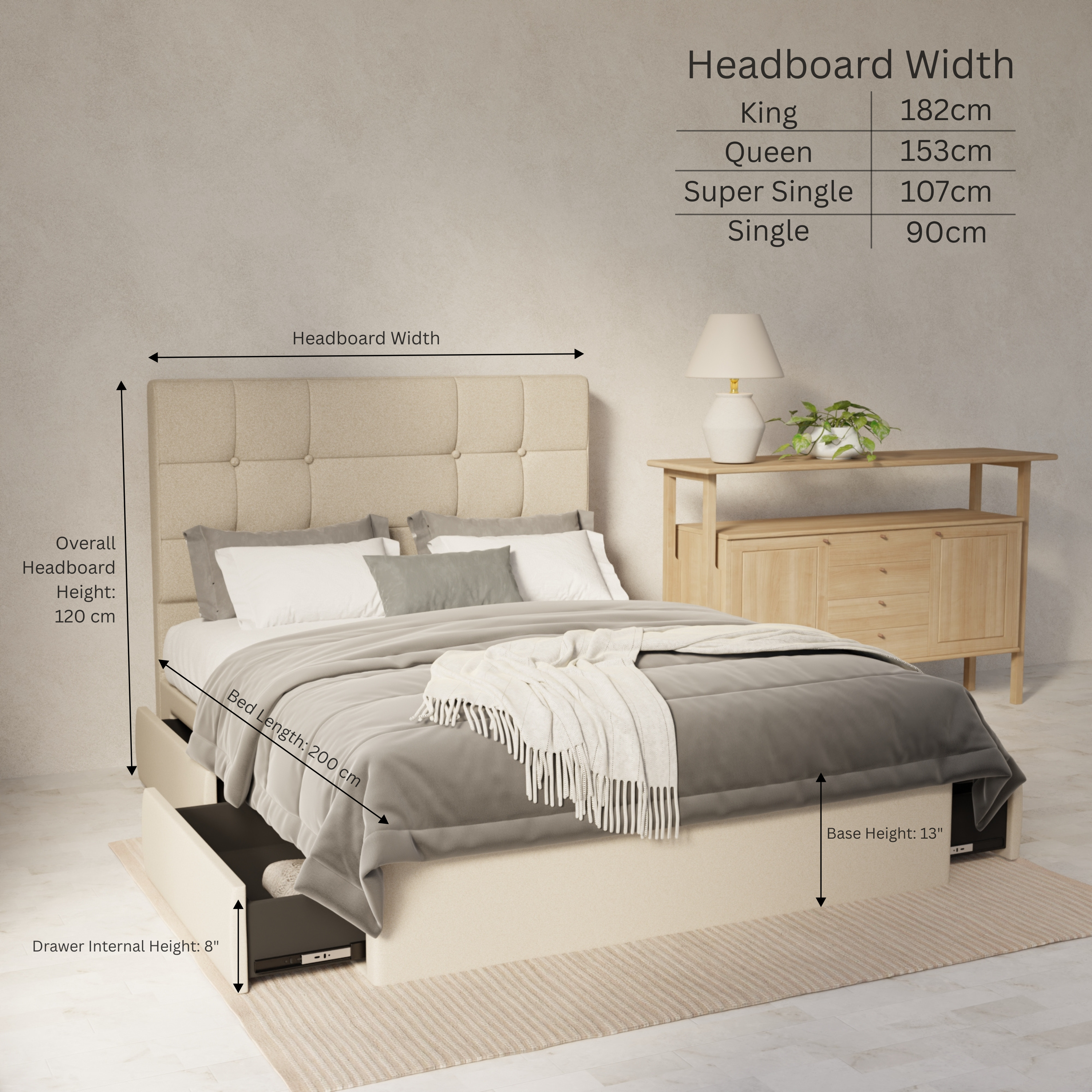 Elara Genuine Leather Drawer Bed By Esteller