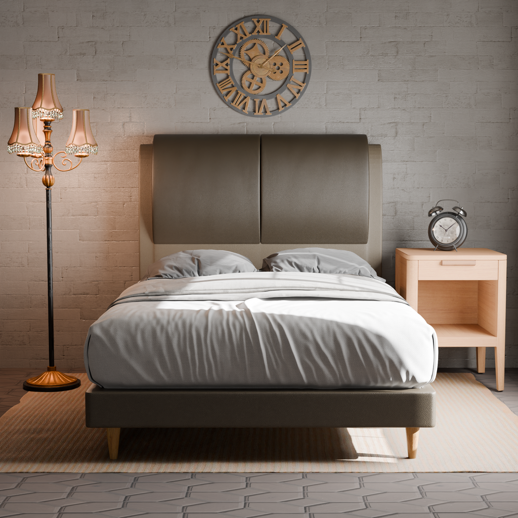 Xanie Faux Leather Bed Frame