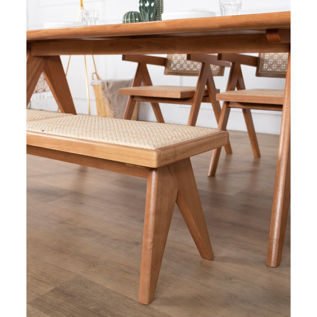 Velentina Wooden Dining Bench