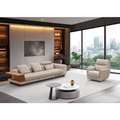 Giulia Genuine Leather Sofa - Maxi Home Furnishing