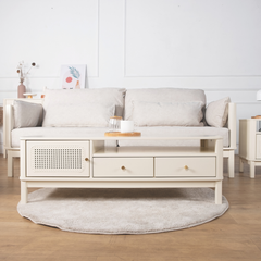 Ivory Wooden Coffee Table