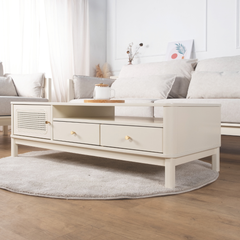 Ivory Wooden Coffee Table