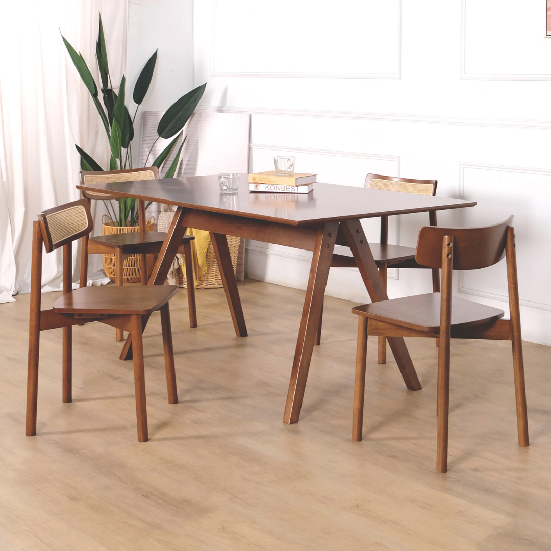 Harry Wooden Dining Table (150cm)