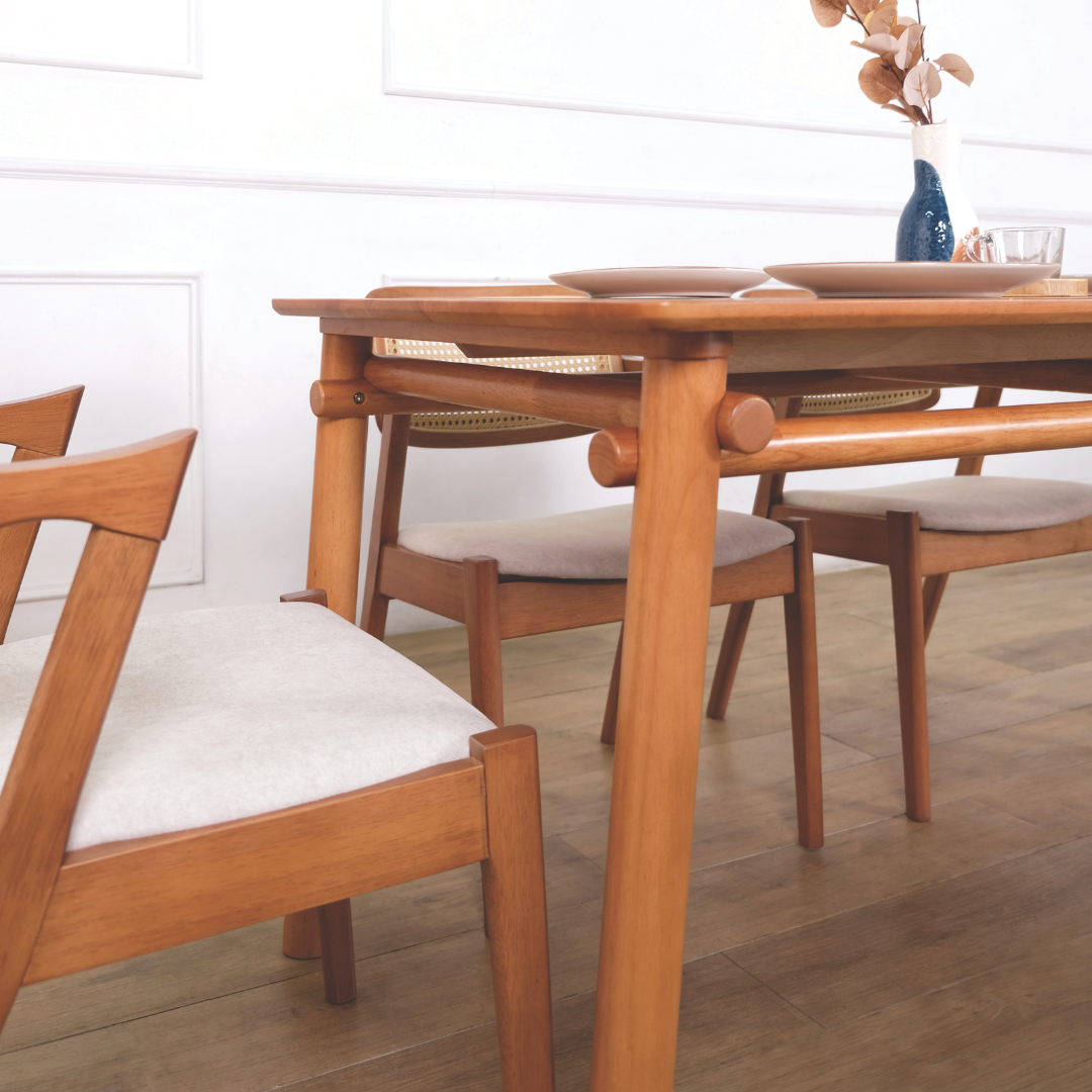 Mica Wooden Dining Table (160cm)