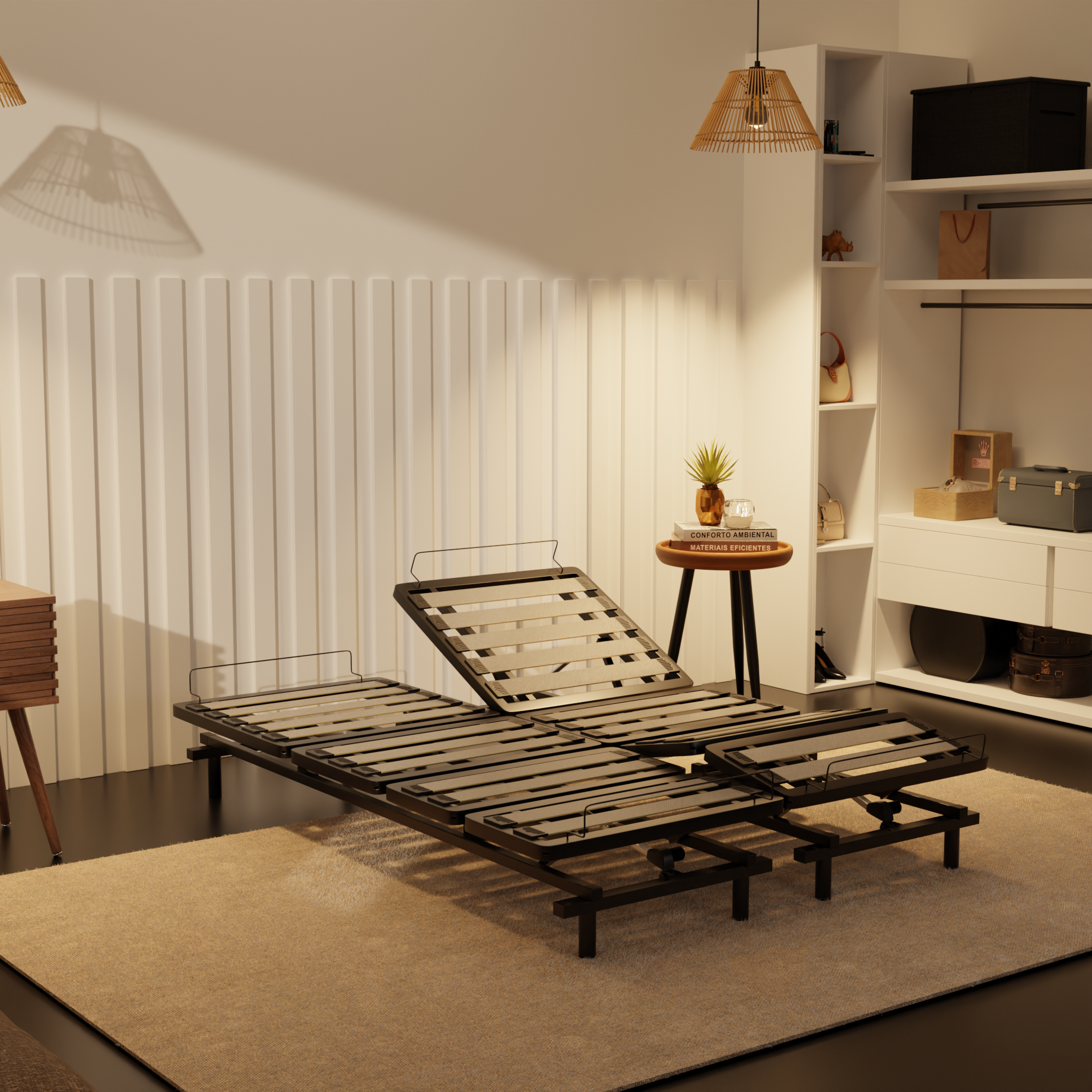 Somnuz® Restro Adjustable Base + Somnuz® Aire Mattress